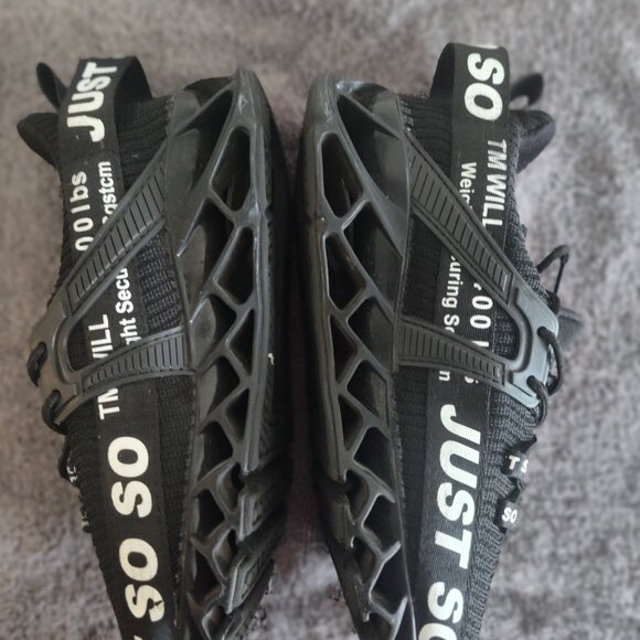 Womens Just So So Black Sneakers size Size 9 - Picture 5 of 5